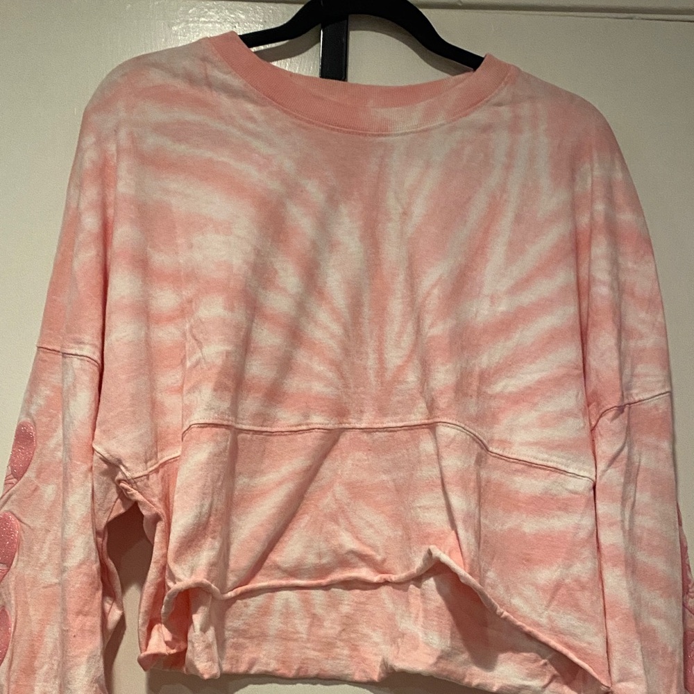 Disney Women Cropped Tie-Dye Spirit Jersey